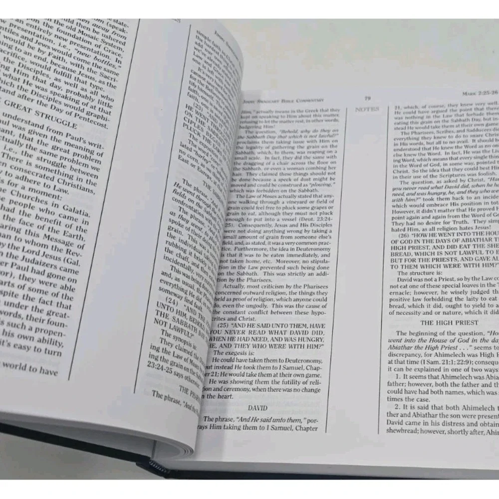 Jimmy Swaggart Bible Commentary Mark Christian Study Reference Book